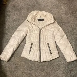 White sales guess coat